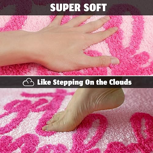 Miniatura 5 de BARUN Alfombra de baño Get Naked, alfombra de baño rosa, divertida alfombra de baño divertida, alfombra de baño divertida, bonita alfombra de baño