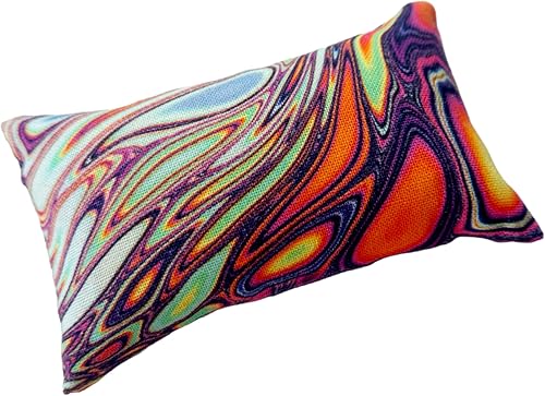 Vista 33 de Emery - Alfiletero para costura, relleno de arena abrasiva, hecho a mano en Estados Unidos (2 x 3 pulgadas, flores en negro)