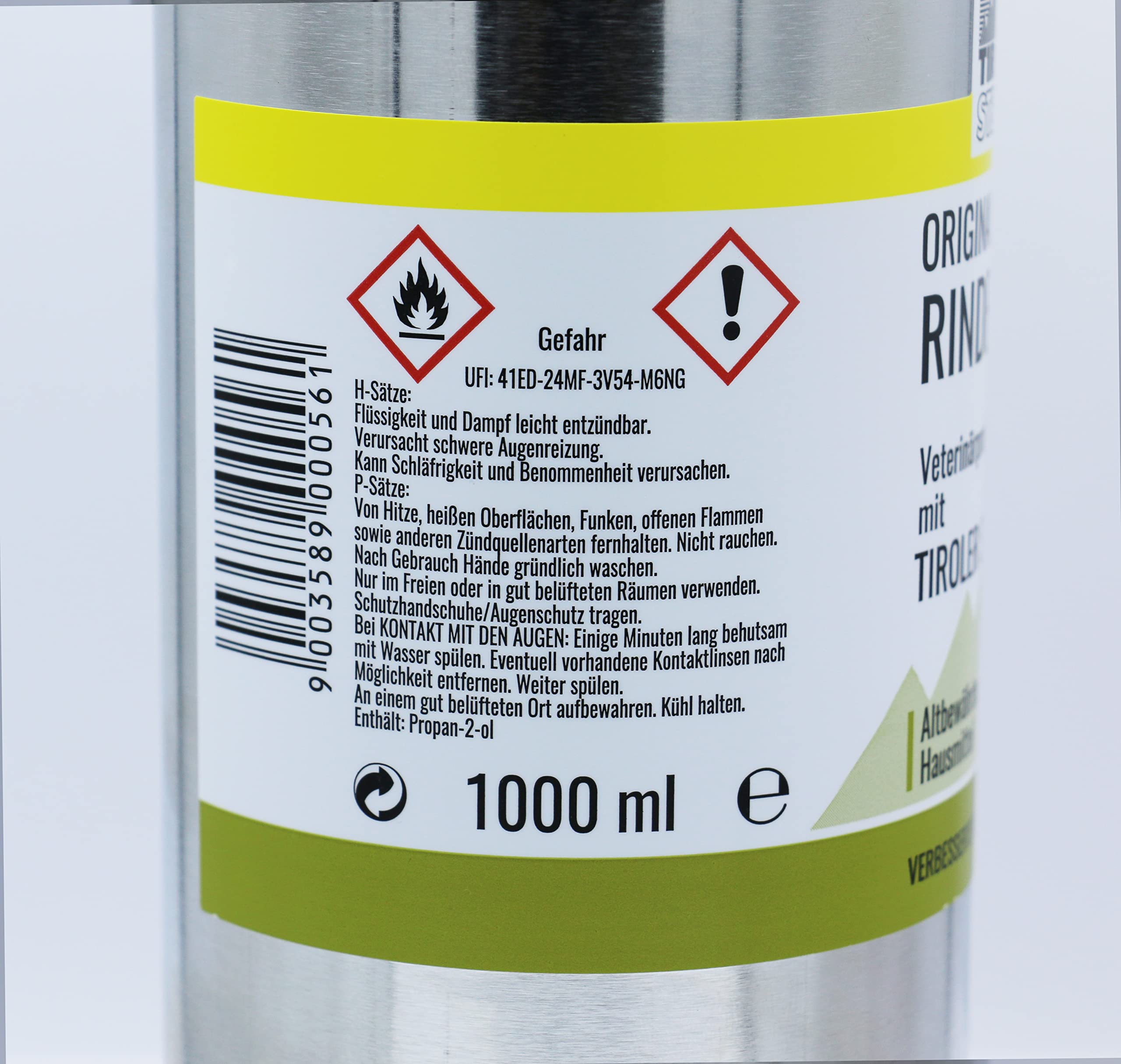 Tiroler Steinöl - Bremsenöl, Set mit 2 Stück a 1000 ml Fliegenöl 038/201E