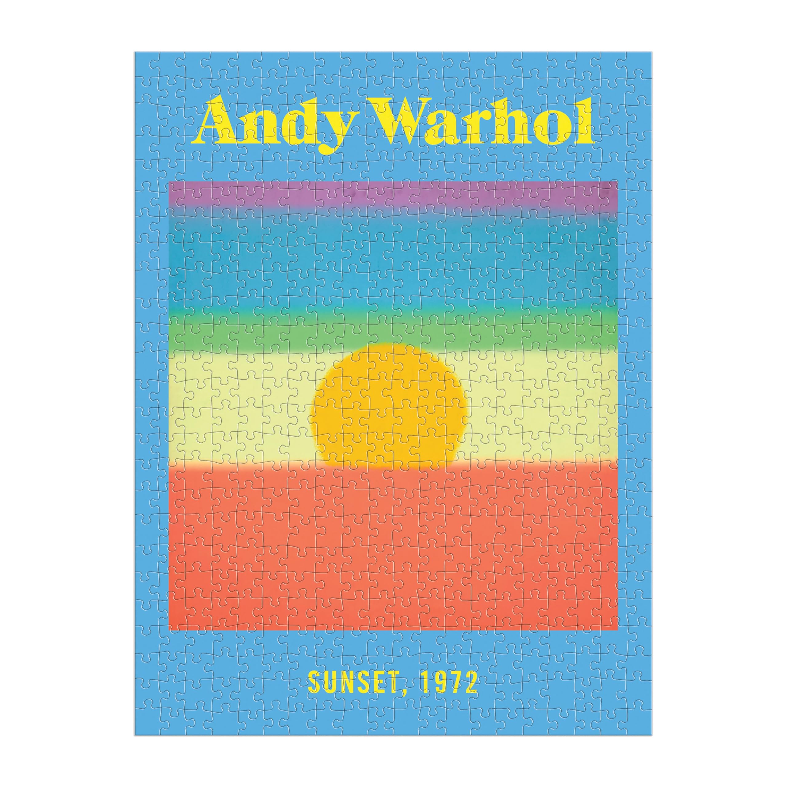 Amazon | Andy Warhol Sunset Book Puzzle: 500 Pieces