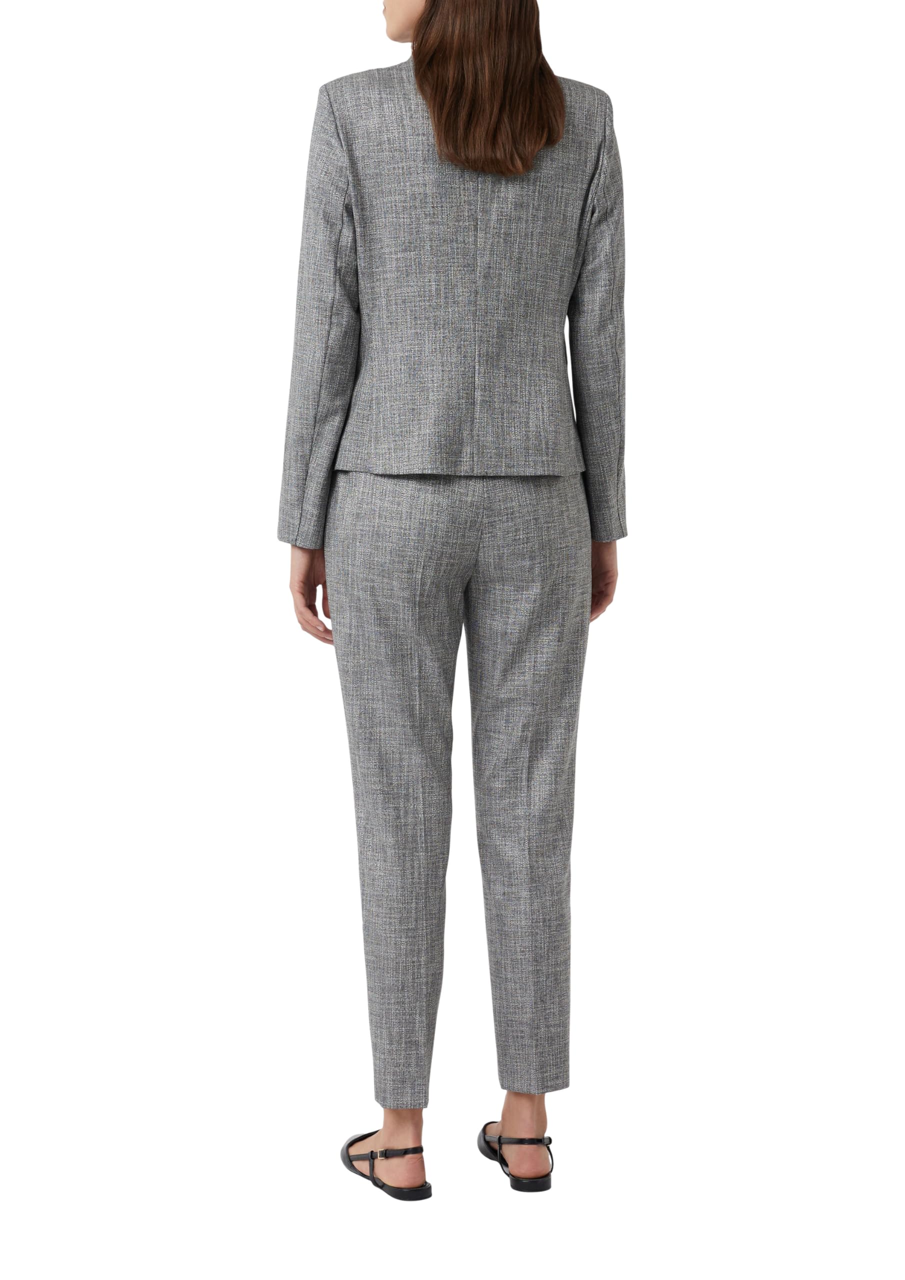 COMMA Taillierter Blazer in Salt und Pepper Optik