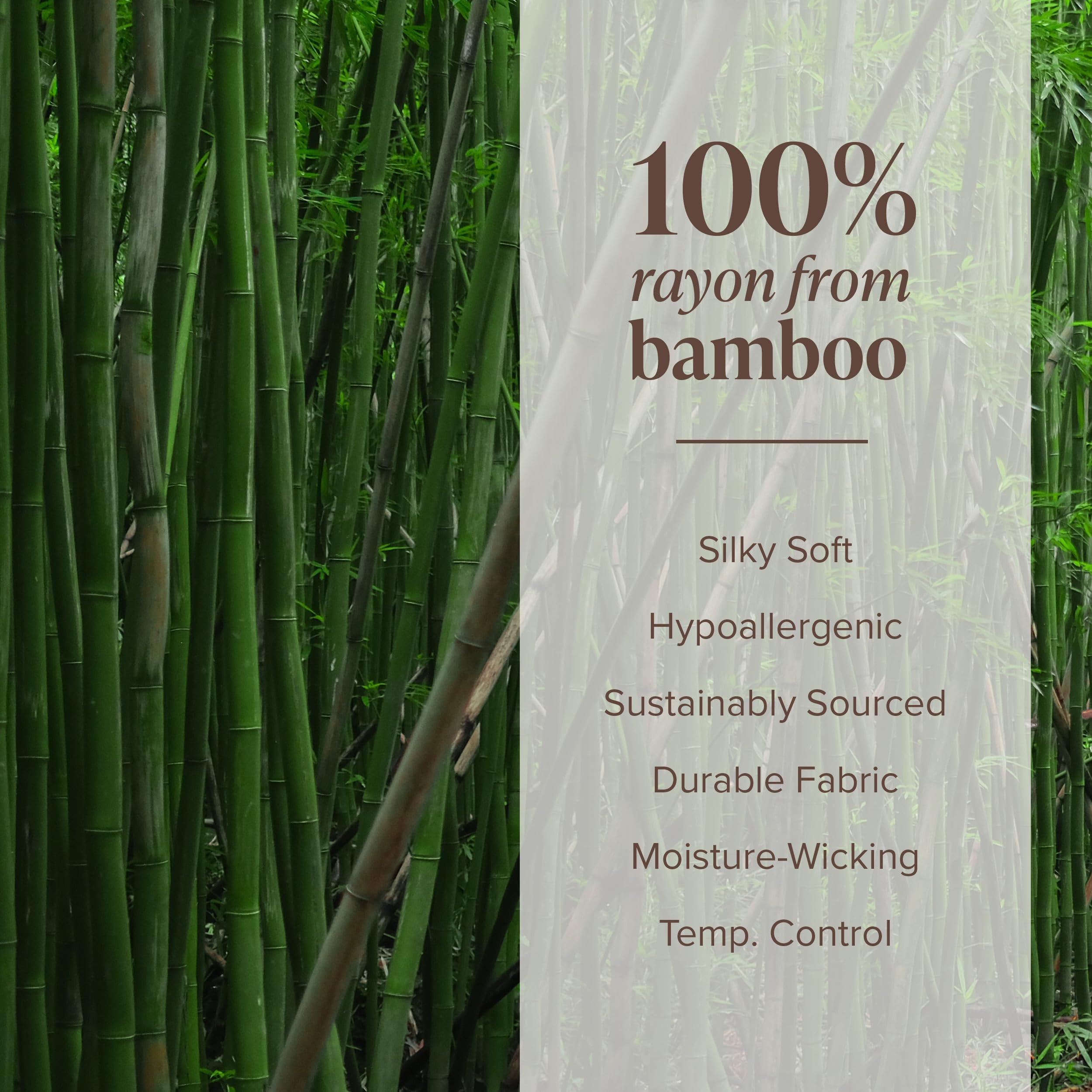 Bare Home 100% Rayon Made from Bamboo Sheet Set (Split King, Light Pink)