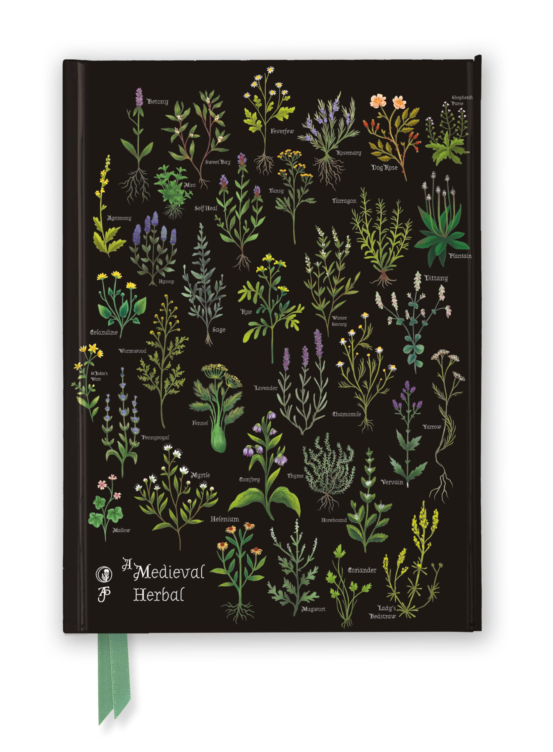 Anna Stead: A Medieval Herbal (Foiled Journal) (Flame Tree Notebooks)
