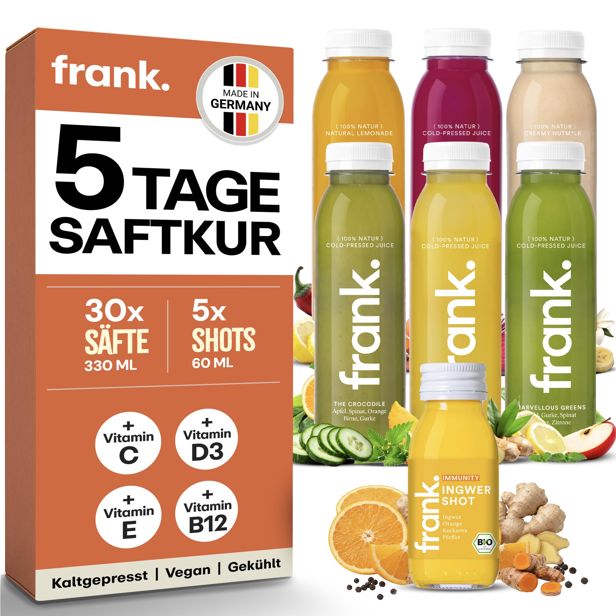 FRANK JUICE® Saftkur 5 Tage (Starter)