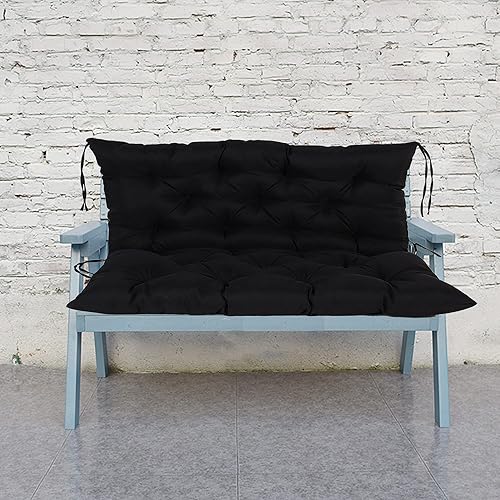 Miniatura 9 de Cojines de banco de repuesto suaves y gruesos con lazos, cojín para silla colgante, cojín de sofá tatami para suelo, almohadilla de banco