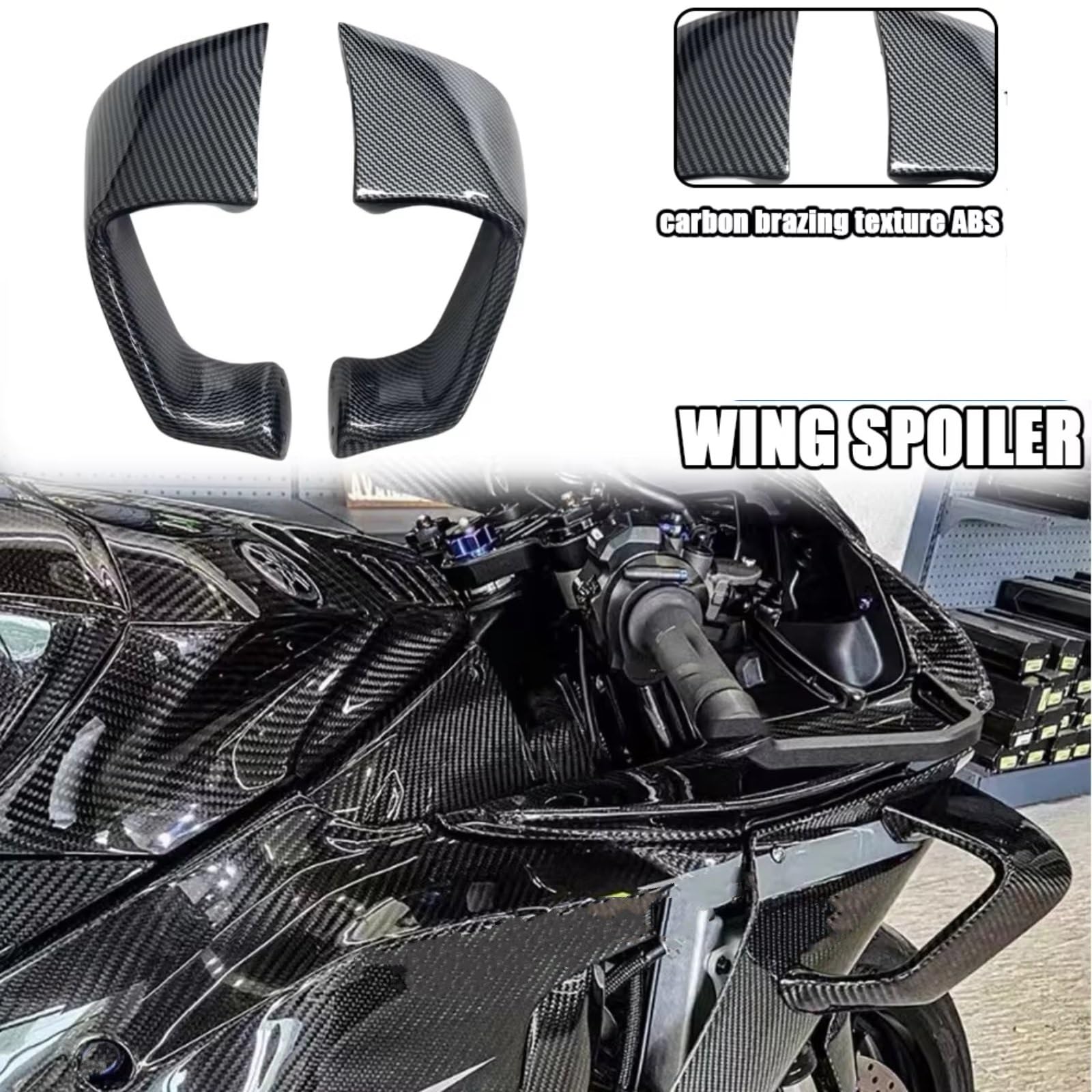 Motorrad-Flügelspoiler Für YZF R6 2017–2021 Aerodynamisches Winglet