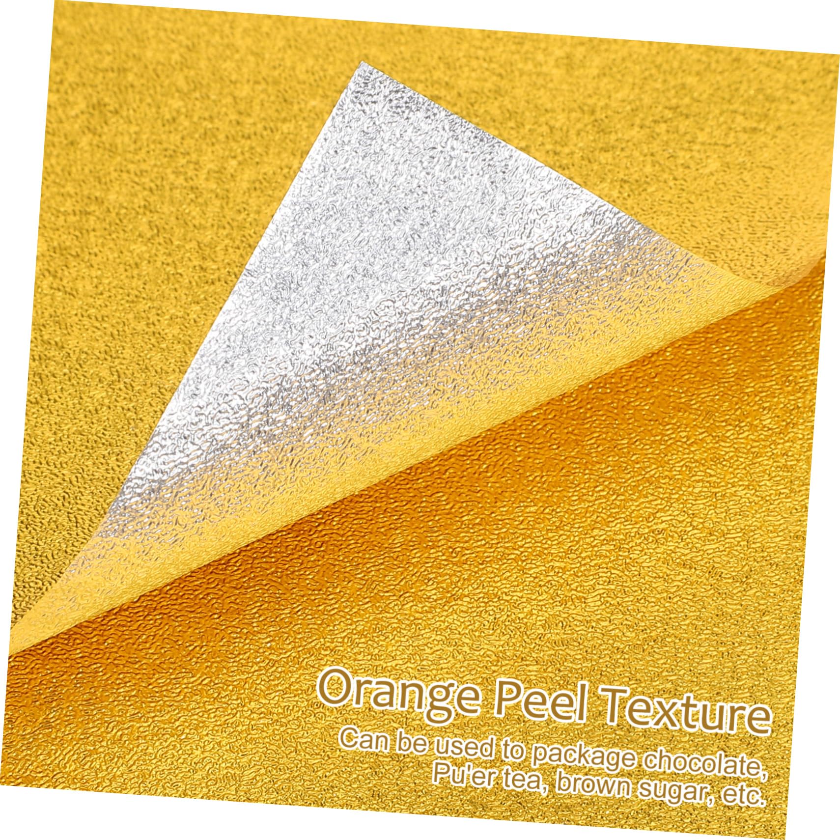 Cabilock Envoltorios Uso Prolongado 200 de Papel de Aluminio Dorado Material Aluminio Ecológico para Envolver Chocolate y Caramelos Ideales para Fiestas de Cumpleaños