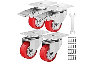 3 Inch Heavy Duty Caster Wheels That Bearings 1800 Lbs 4 Pack