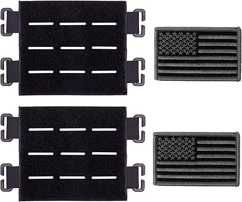 TAXATM Molle - Panel de conexión grande con lazo de corte láser soporte de exhibición de parche Molle para mochila mini tablero de parche de 5 x 43