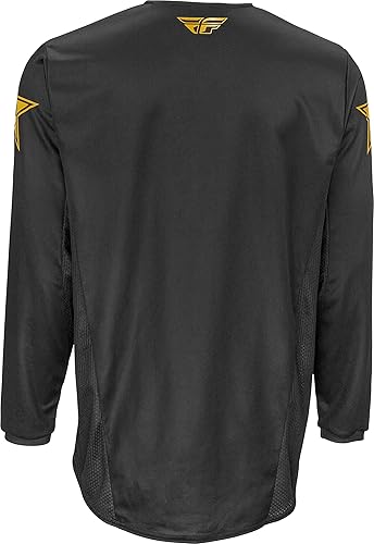 Miniatura 2 de Fly Racing Camiseta Kinetic Wave 2022 para adultos (negro/dorado, talla S)