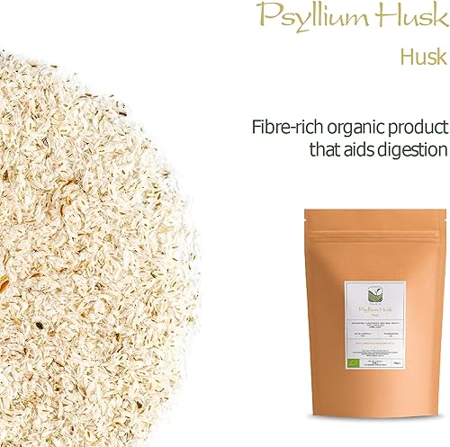 Miniatura 3 de Polvo de cáscara de semilla de psyllium orgánico - Cillium - Psilium Husks Fiber - Phsillum Husk Powder Phillium Silium Powder Pstllium Husk