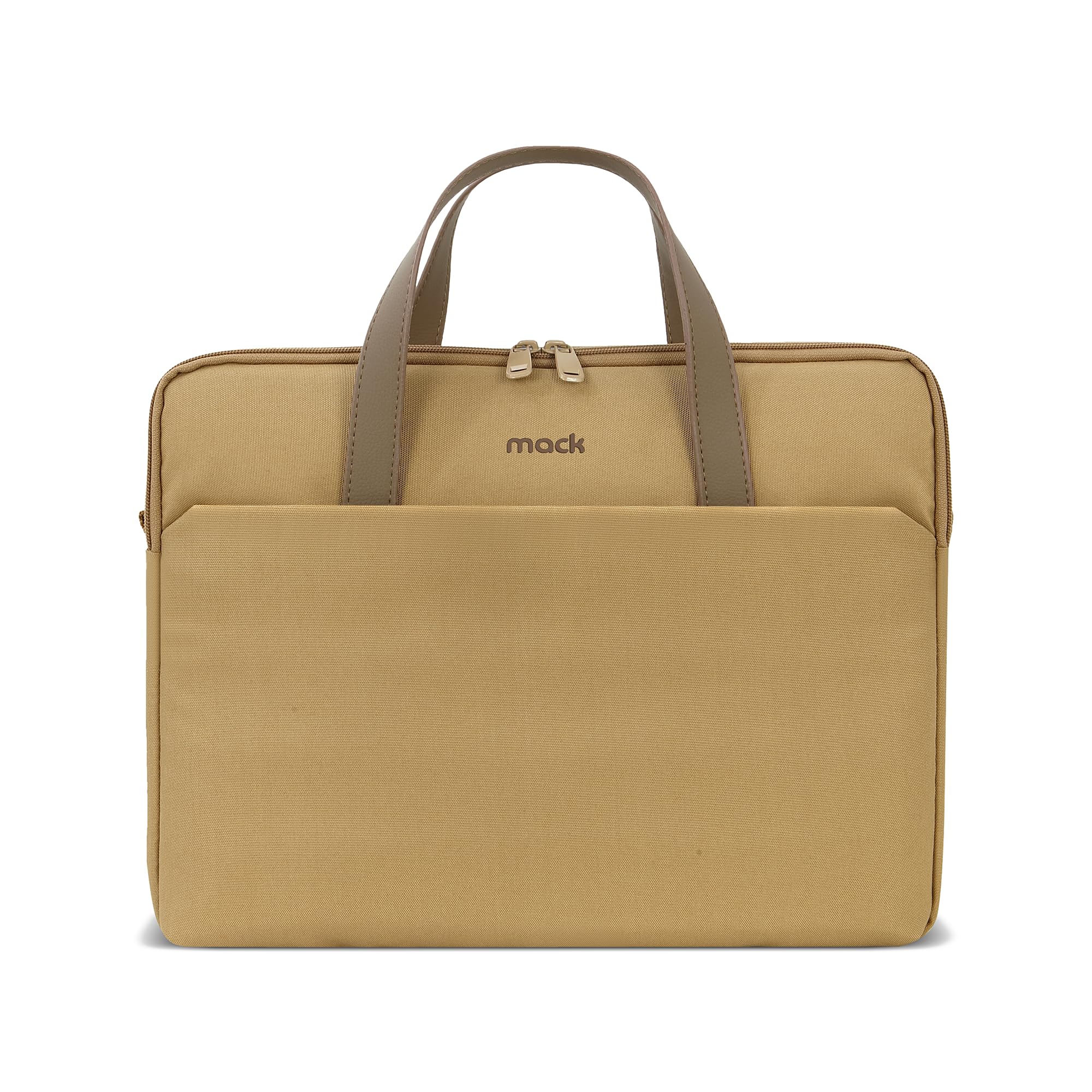 Mack MCE-1513 Nova Eco Çevre Dostu Laptop Çantası, 15.6 inç Bilgisayar Çantası, Kadın ve Erkek Notebook Çantası, YKK Fermuarlı Macbook Çantası, İş ve Evrak Çantası, Camel