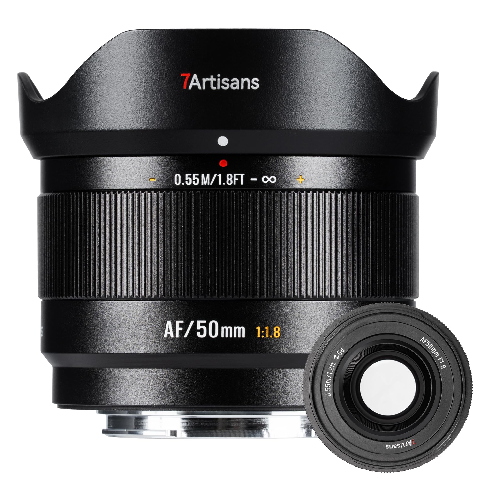 AF 50mm F1.8 レンズ 本体 7Artisans E-mount Amazon.com : 7artisans AF 50mm f1.8 APS-C Prime Lens for Sony E