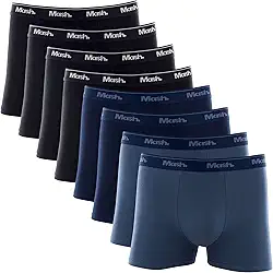 Kit 8 Cuecas Boxer Mash Algodão Masculino Adulto Cueca Box Preto Sortido