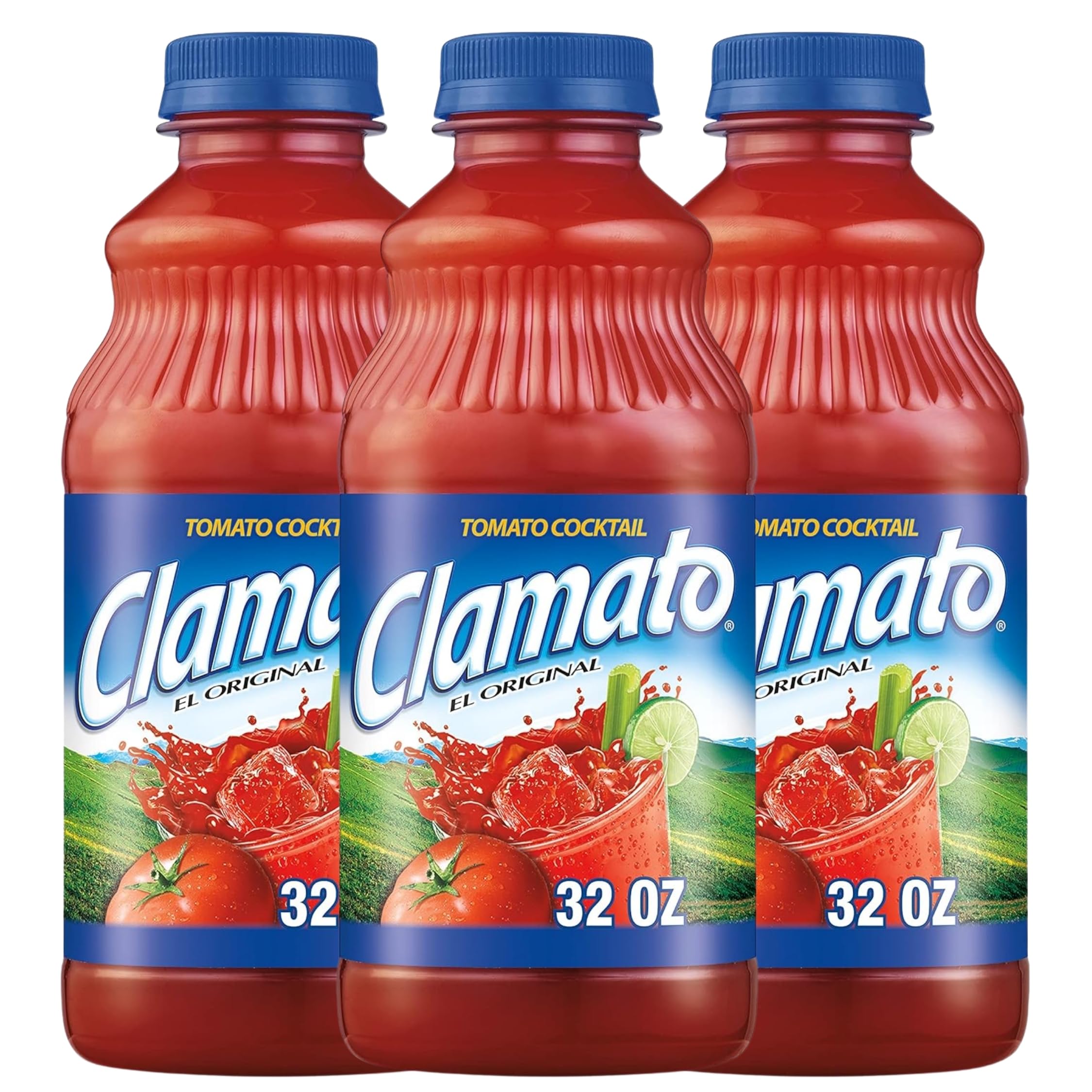 Clamato Original 946 ml Salsa de Tomate con Almeja para Micheladas, Ceviches y Cócteles Pack 3 x 946ml