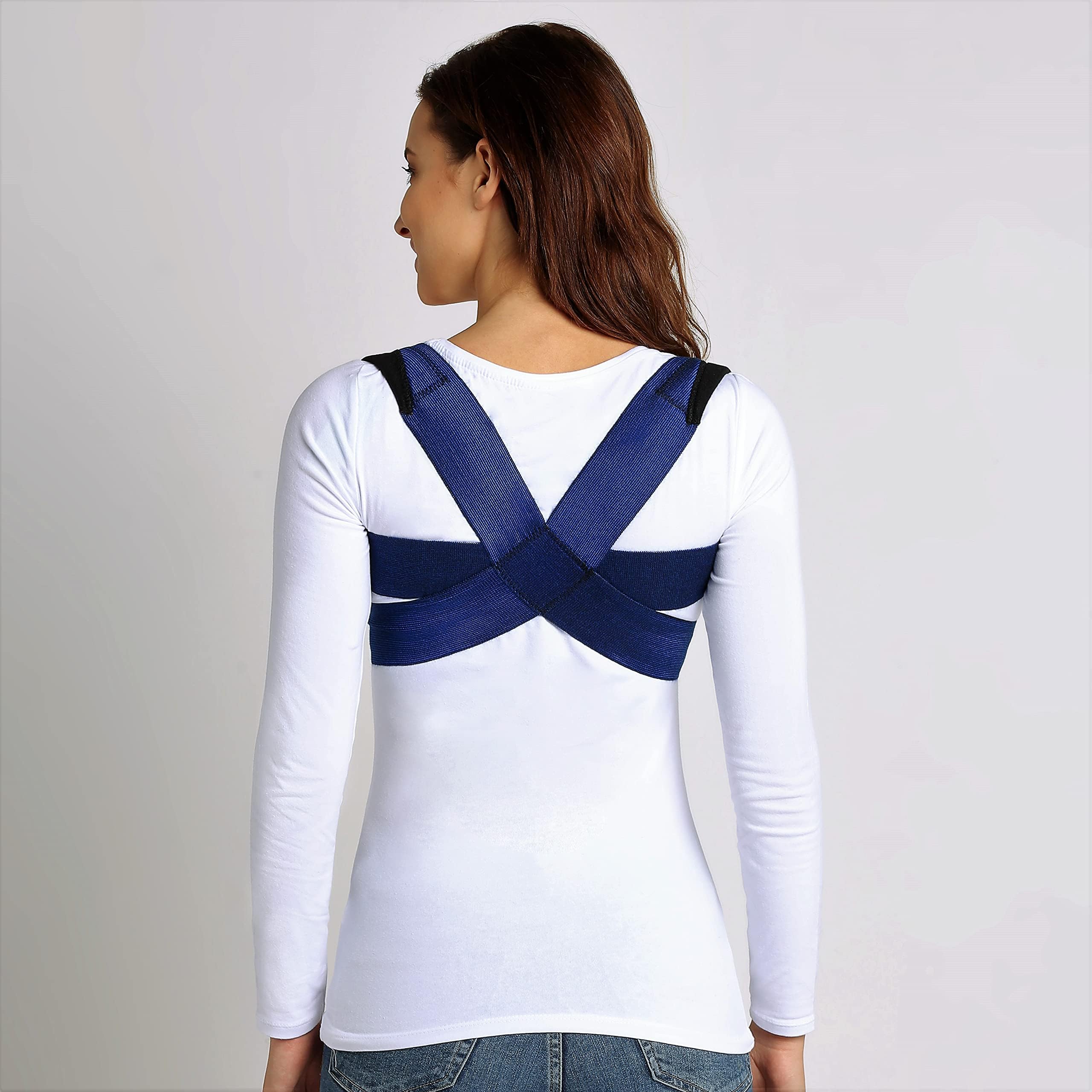 ®BeFit24 Modern Posture Corrector - Great Solution To Fix Computer Slouch - Full Back Pain Relief Belt - Best Shoulder Support Brace