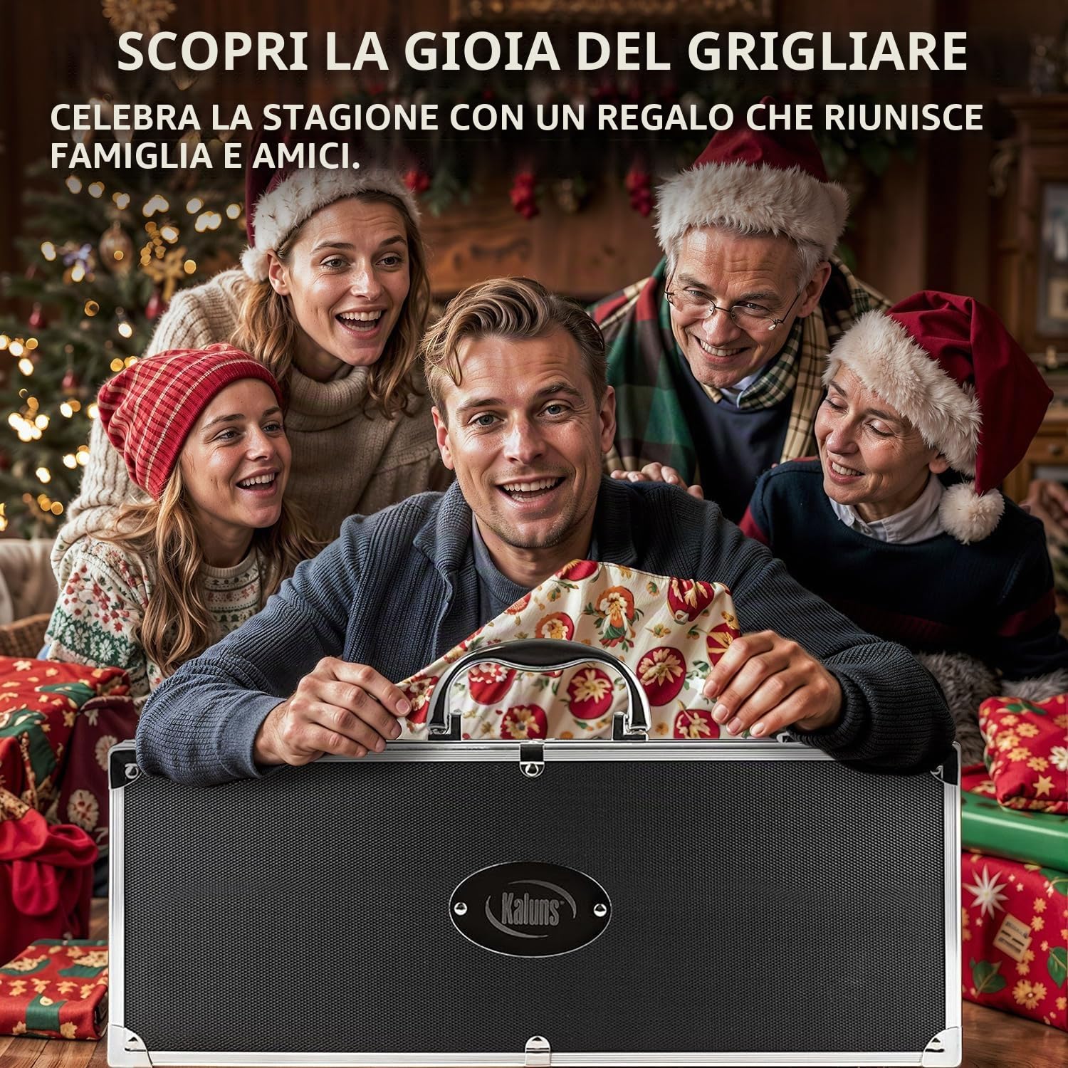Kaluns Set per griglia, accessori professionali per barbecue, set da 21 pezzi, set per barbecue resistente, strumenti per barbecue in acciaio inossidabile