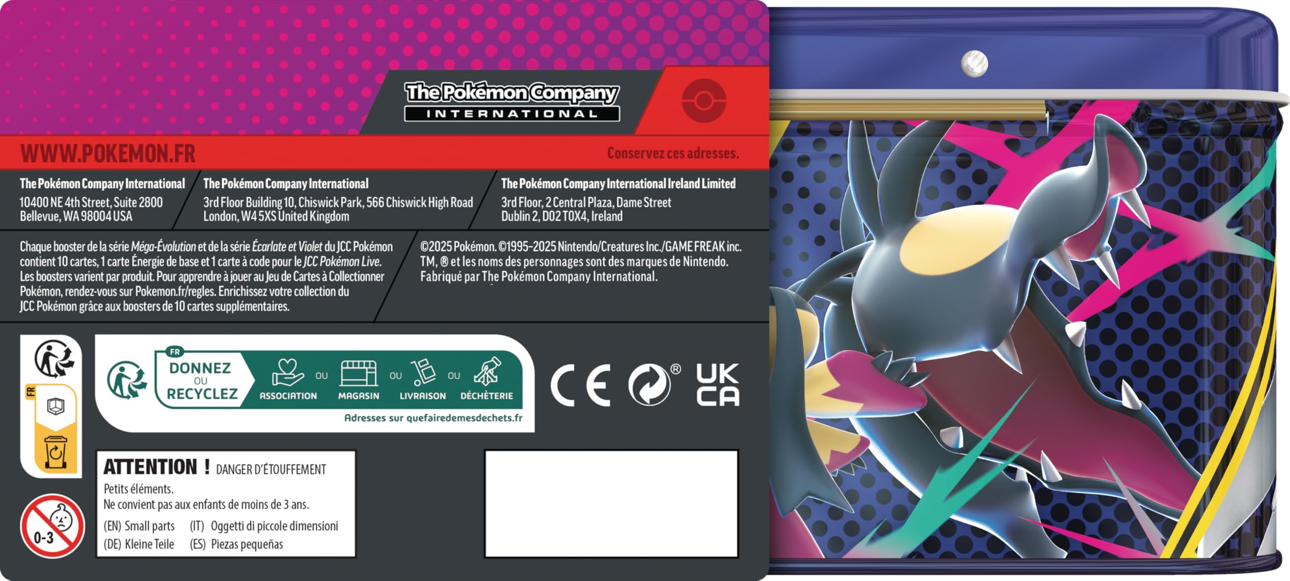 Pokémon : Coffre de Collection : Méga-Gardevoir et Méga-Lucario (3 Cartes Promo Brillantes, 6 boosters et Plus)