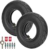 3.50-8 Tire with Inner Tube Compatible with Monkey Bikes Z50s Z50As Z50Rs Z50RDs Mini Trail Bikes, Inner Tube Replacement for Off-Road Bikes, with TR87 Angled Valve Stem
