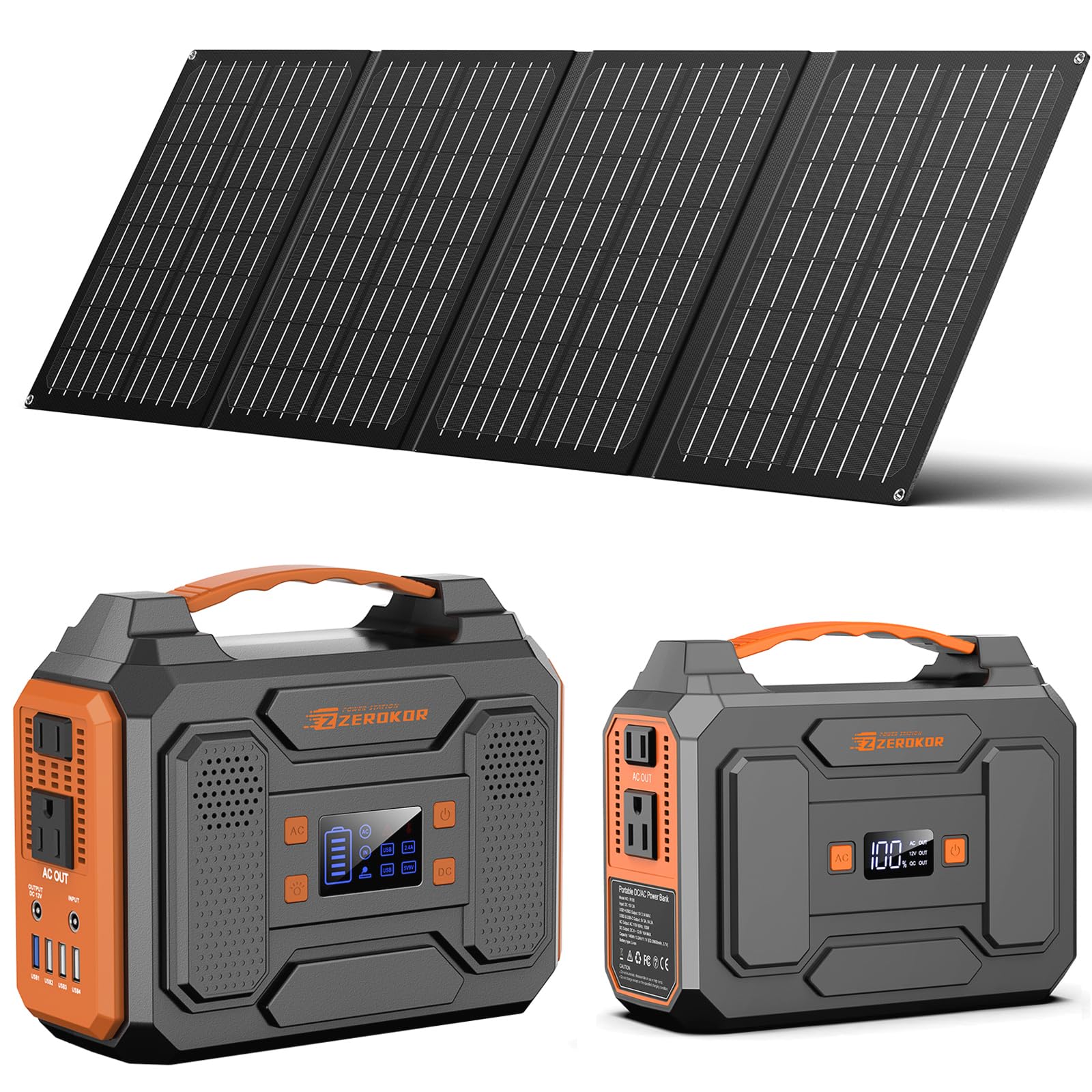 ZeroKor Dual Kit with 40W Solar Panel