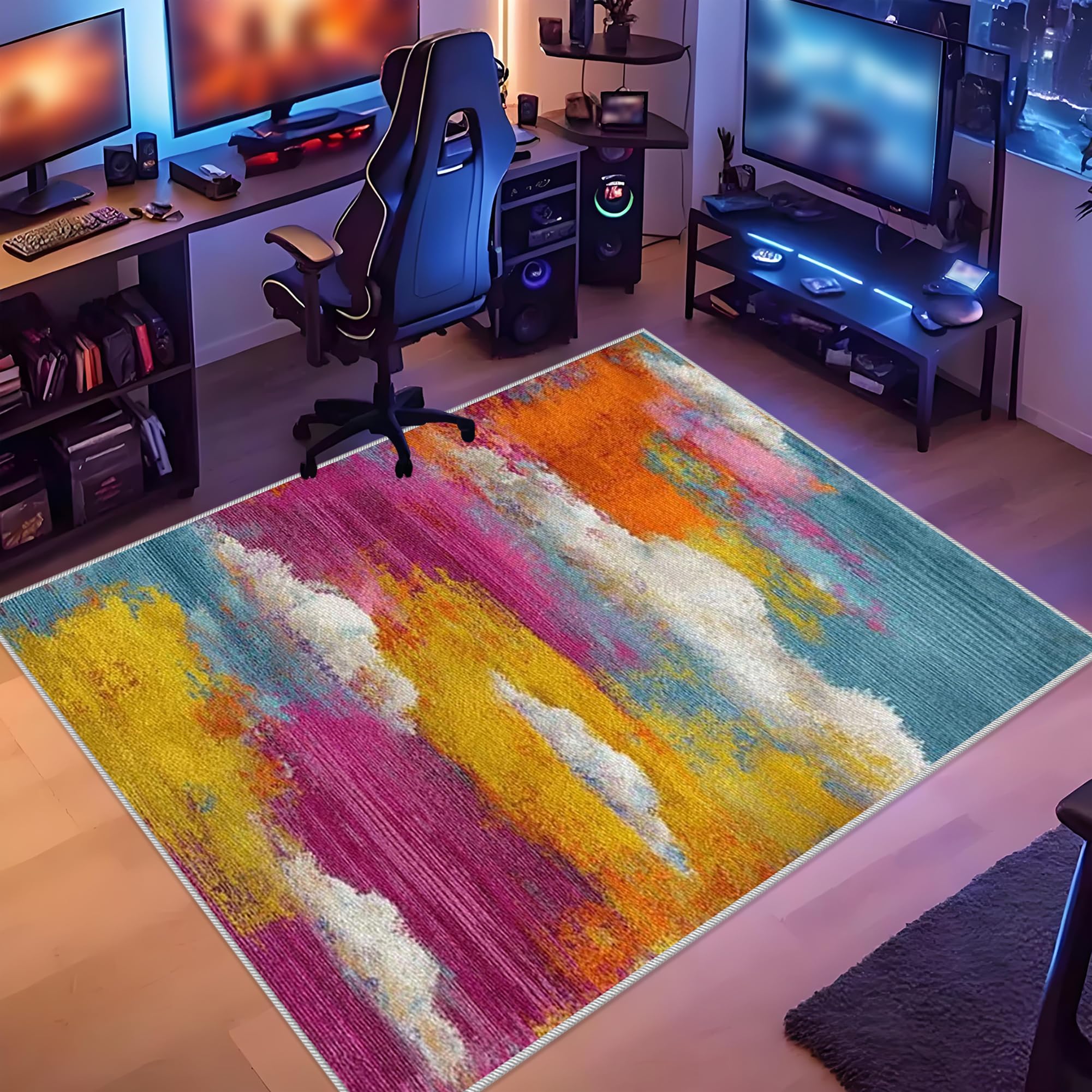 Tapis Chaise de Bureau Gaming, Tapis pour Fauteuil 160 x 200 cm