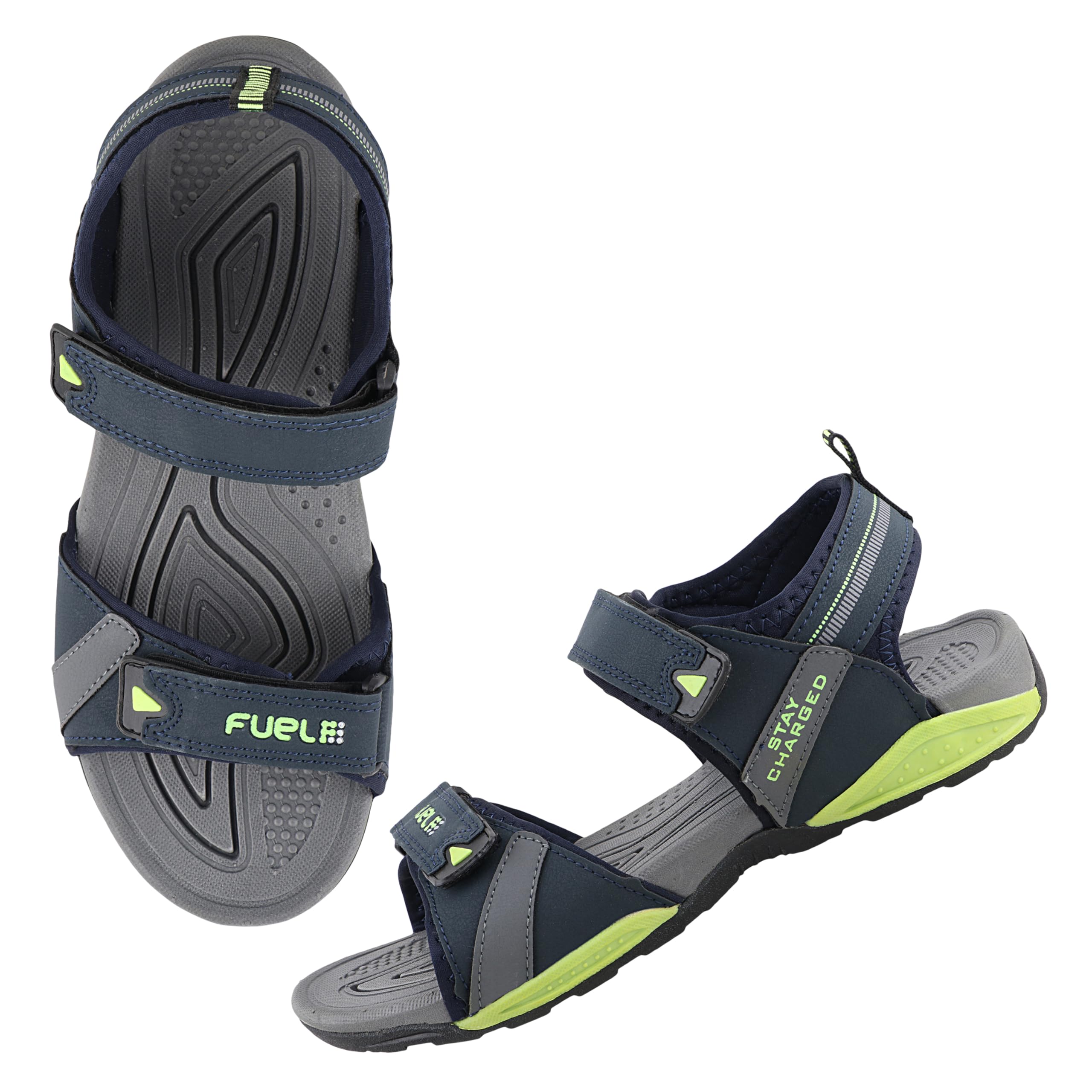 FUEL Sandals & Floaters for Mens & Boys Comfortable & Lightweight Dailywear, Anti-Skid Flexible & Breathable for Running, Walking Stylish Casual Sandal For Gents (Cameron) (B0D7W6P91T) Amazon Price History, Amazon Price Tracker