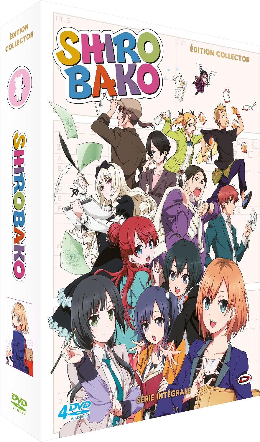 Shirobako DVD pack animacion japonesa y serie de television sobre anime