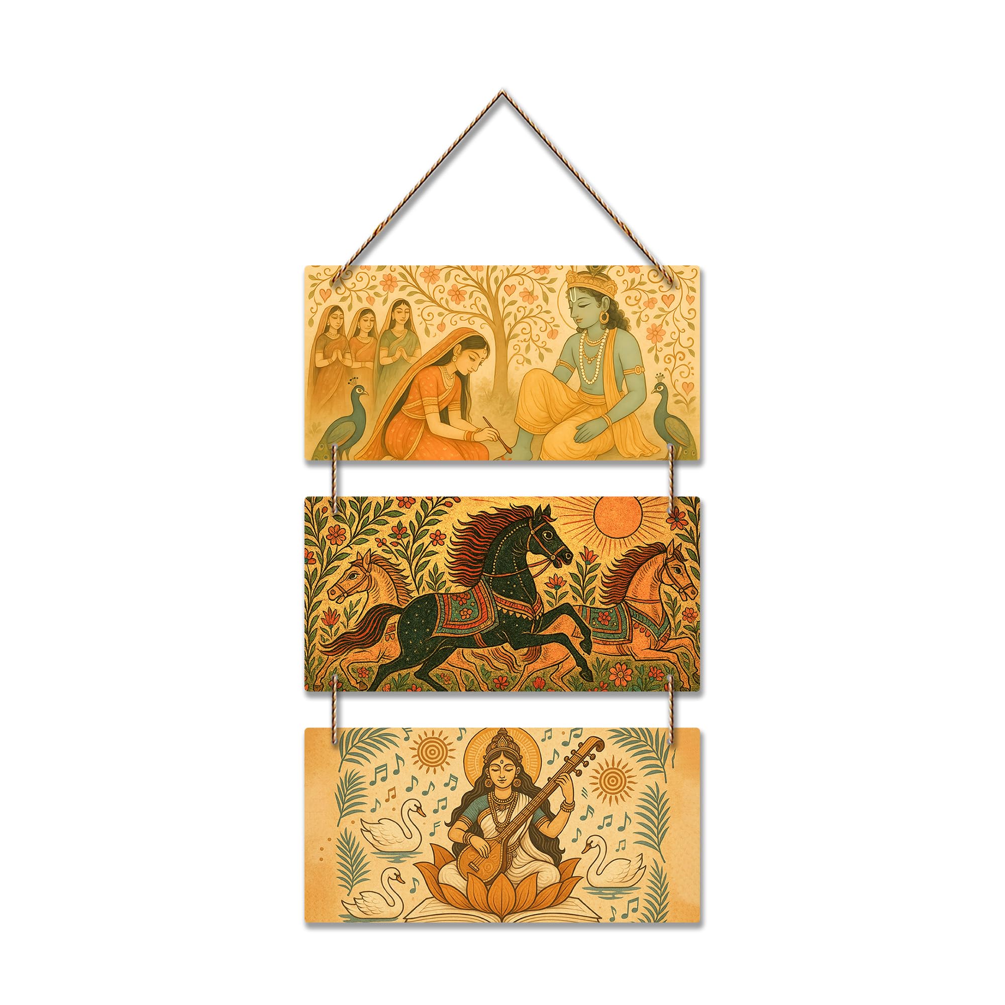 Madhubani Wall Art - Handcrafted Village Decor -14