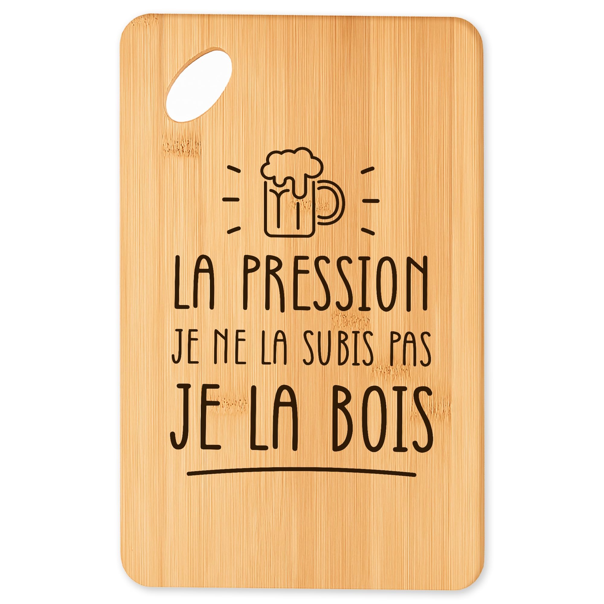 Planche à découper Alcool 8 en bambou idéale pour vos apéros entre amis et barbecues
