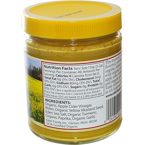 Miniatura 2 de Mostaza amarilla 100% orgánica; vidrio