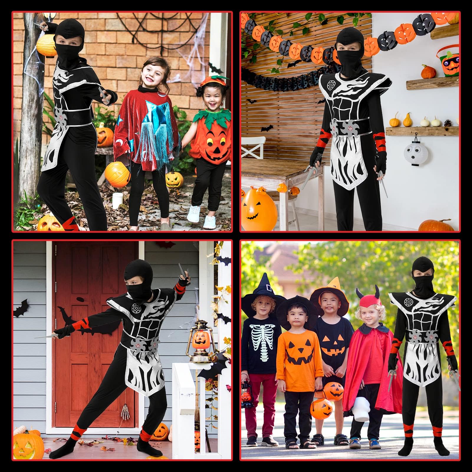 Amazon.com: Dress Up Party Ninja Costume for Boys, Ninja