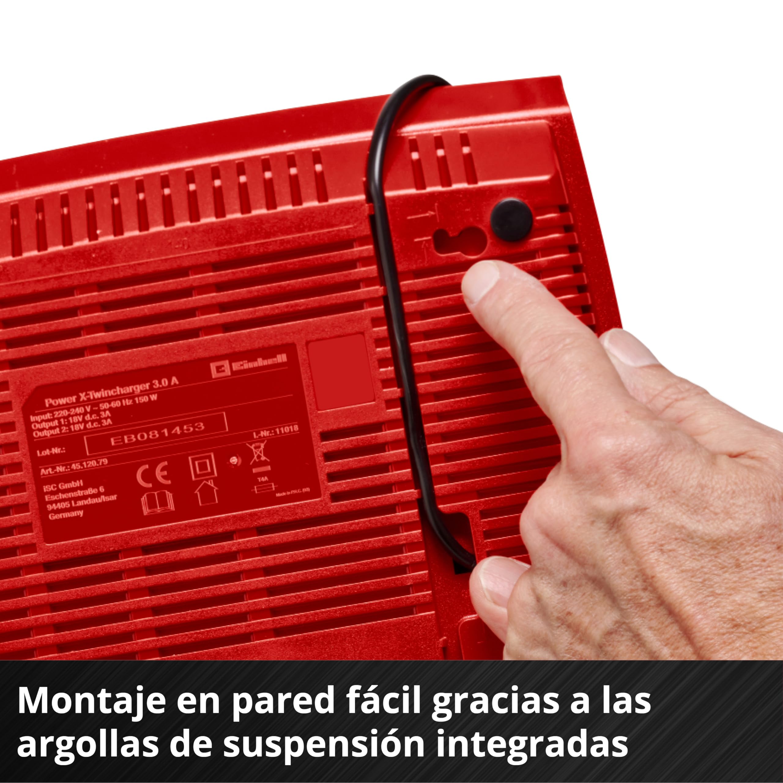 Einhell Original Starter Kit 2X 4 Ah batería y Twincharger (Iones de Litio, 18 V, Adecuado para Todos los aparatos Power X-Change)