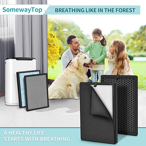 Miniatura 7 de 2 juegos Juego de filtros de repuesto HEPA de 8 litros compatibles con filtros de aire Okaysou Airmax de 8 L, filtro Airmax de 3 etapas de 8 L,
