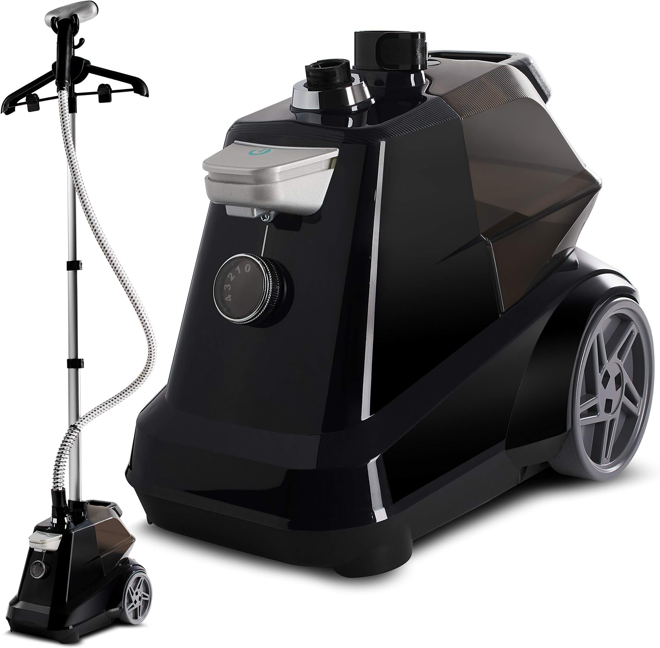 SA BI Powerful 2200 W Garment Steamer Upright with 45g/min steam flow, Steamer Clothing KILLS GERMS and Release Wrinkles in no Time, Clothes Steamer Suitable for all Fabrics