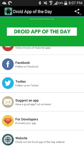 Droid App of the Day – vue 6