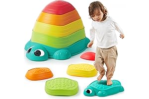 JOYIN 5Pcs Turtle Balance Stepping Stones: Kids' Coordination Obstacle Course