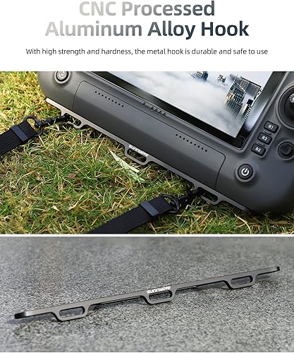 Miniatura 5 de Anbee Control remoto RC PLUS Cordón manos libres con hebilla de gancho de aleación de aluminio resistente compatible con DJI Inspire 3 / AGRAS T20P