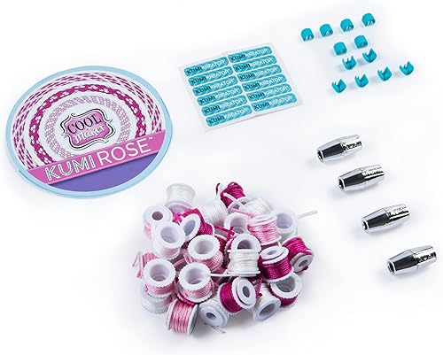 Miniatura 2 de Cool Maker, recambio KumiKreator Rose Mini Fashion Pack, kit de actividad para pulseras de la amistad