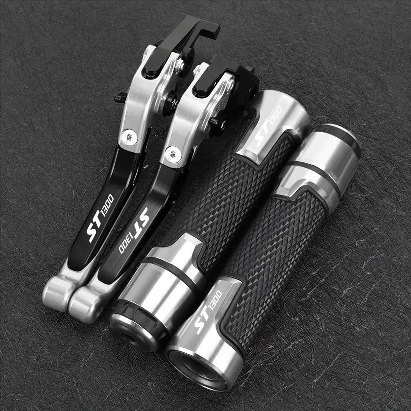 Gquikgw Black2 Replace Motorcycle Accessories Adjustable Control Handles Pivot Brake Clutch Levers For St1300 St1300a 2003 2004 2005 2006 2007 St 1300 1300A(Black2)