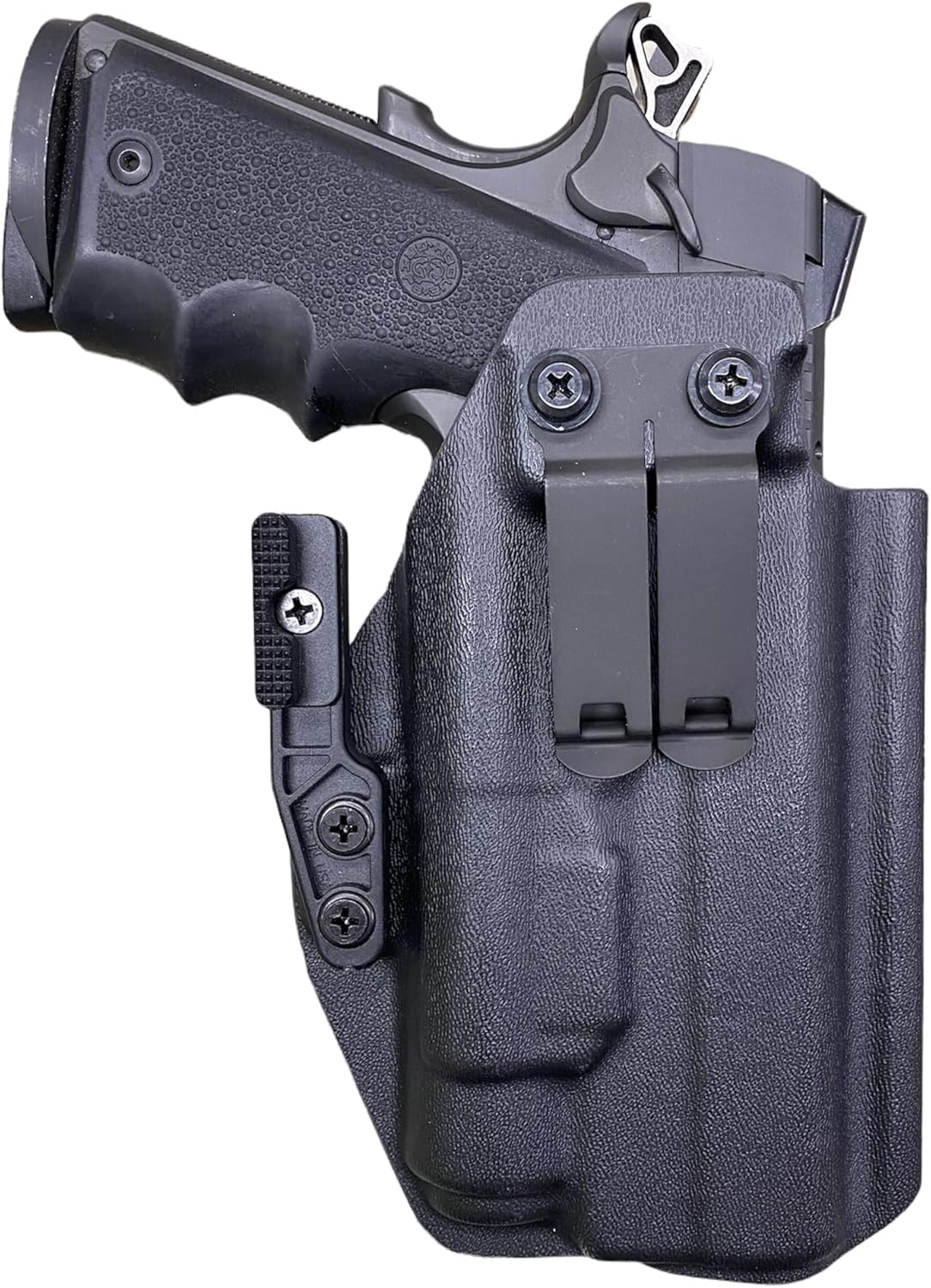 Black Kydex IWB Claw Holster Compatible with Traditional 5" 1911 Streamlight TLR-1 TLR-1 HL