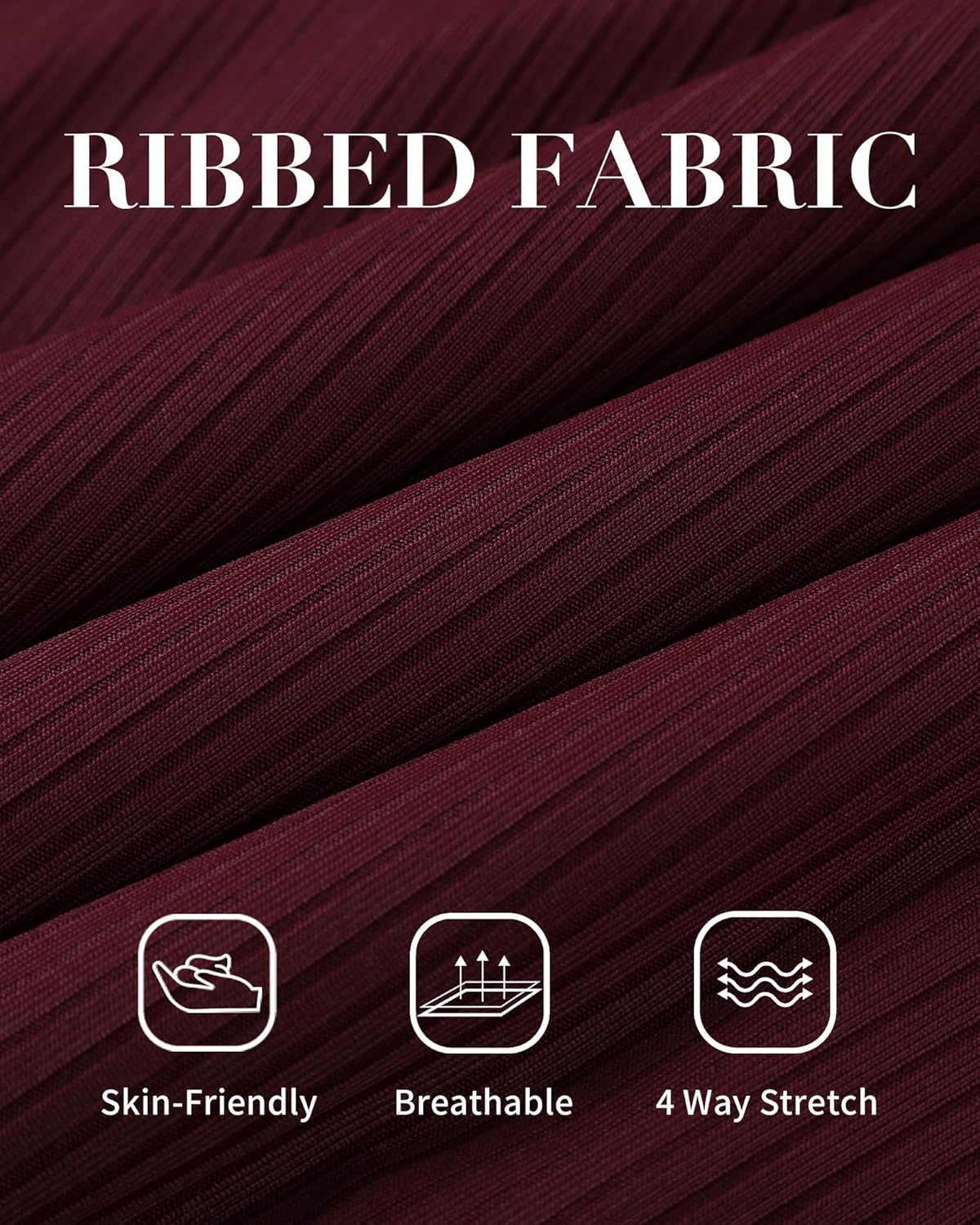 Charmo Ribbed Maternity Swimsuit One Piece Swim Dress Scalloped V Neck Pregnancy Bathing Suit 2026 Skirt Swimwear - Image 4