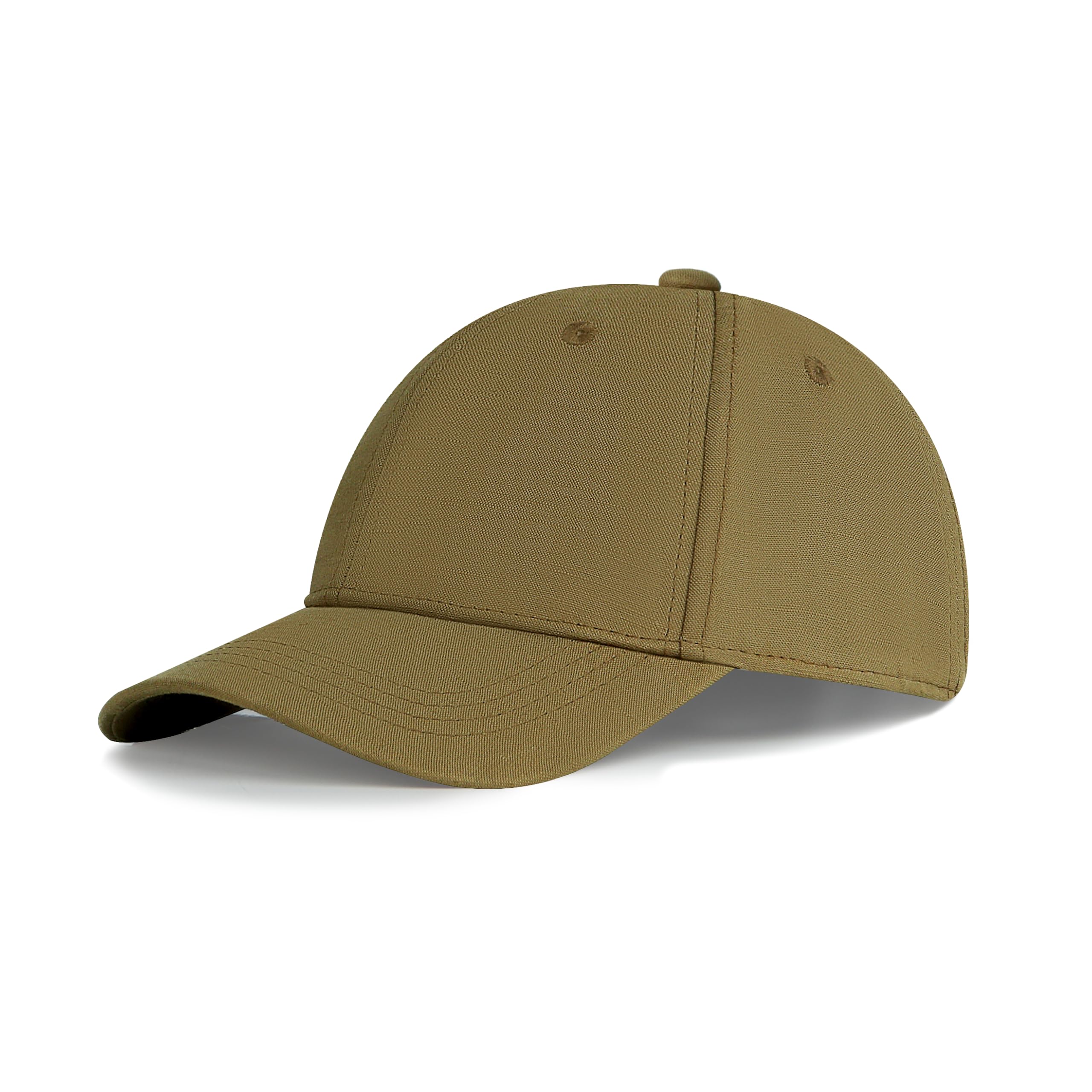Zylioo Gorra de béisbol de lino XXL para hombres y mujeres, sombrero de verano transpirable grande, gorra casual ajustable para viajes, caminar, playa — view 10