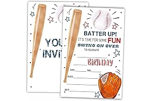 AWSICE Baseball Birthday Invitations: The Perfect Invitation for a Home Run Party