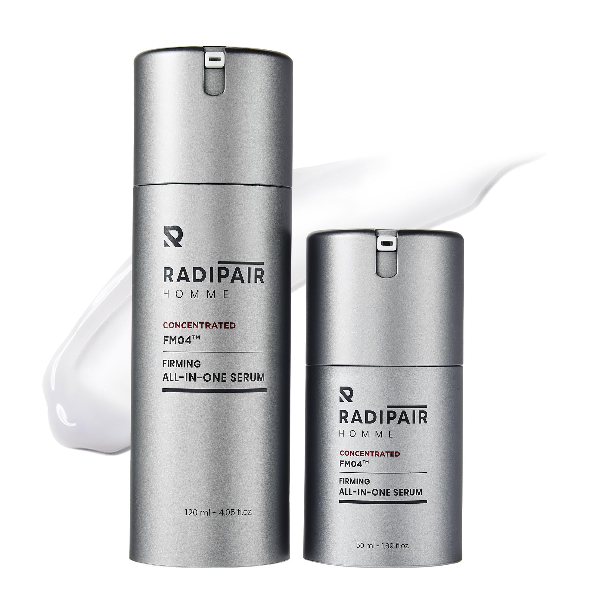 Homme All in-one face Moisturizer DUO(Serum, 4.05 fl oz + 1.69 fl oz) | Hyaluronic Acid, Hydrating & Nurturing, Korean Soothing Damaged Skin Care Serum for Men with Patented Raw Materials TFM