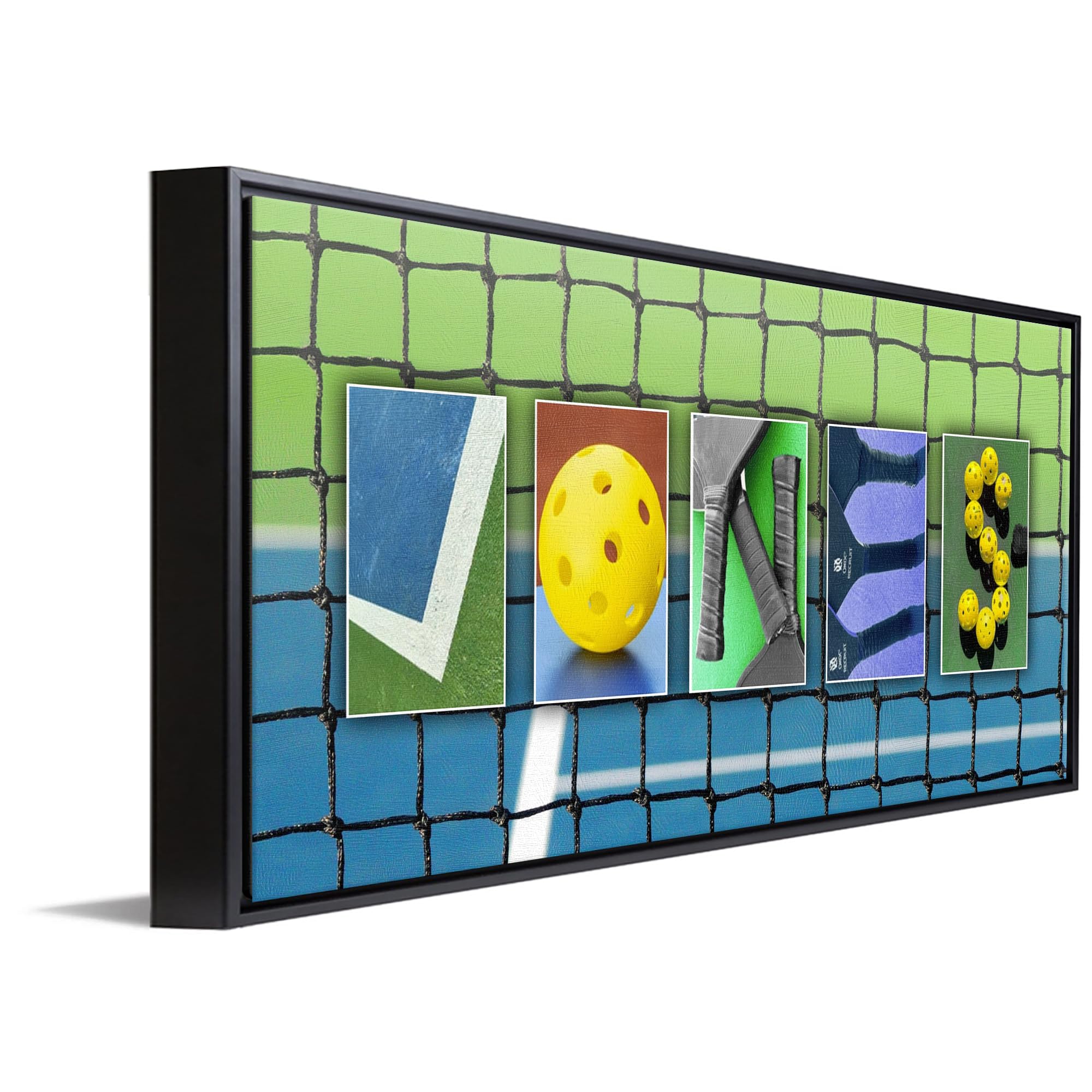 Personal-Prints PICKLEBALL Personalized Name Art Print | Customized Gift for the Pickleball Player, Duo or as a Trophy |Unique and Custom Photo Canvas