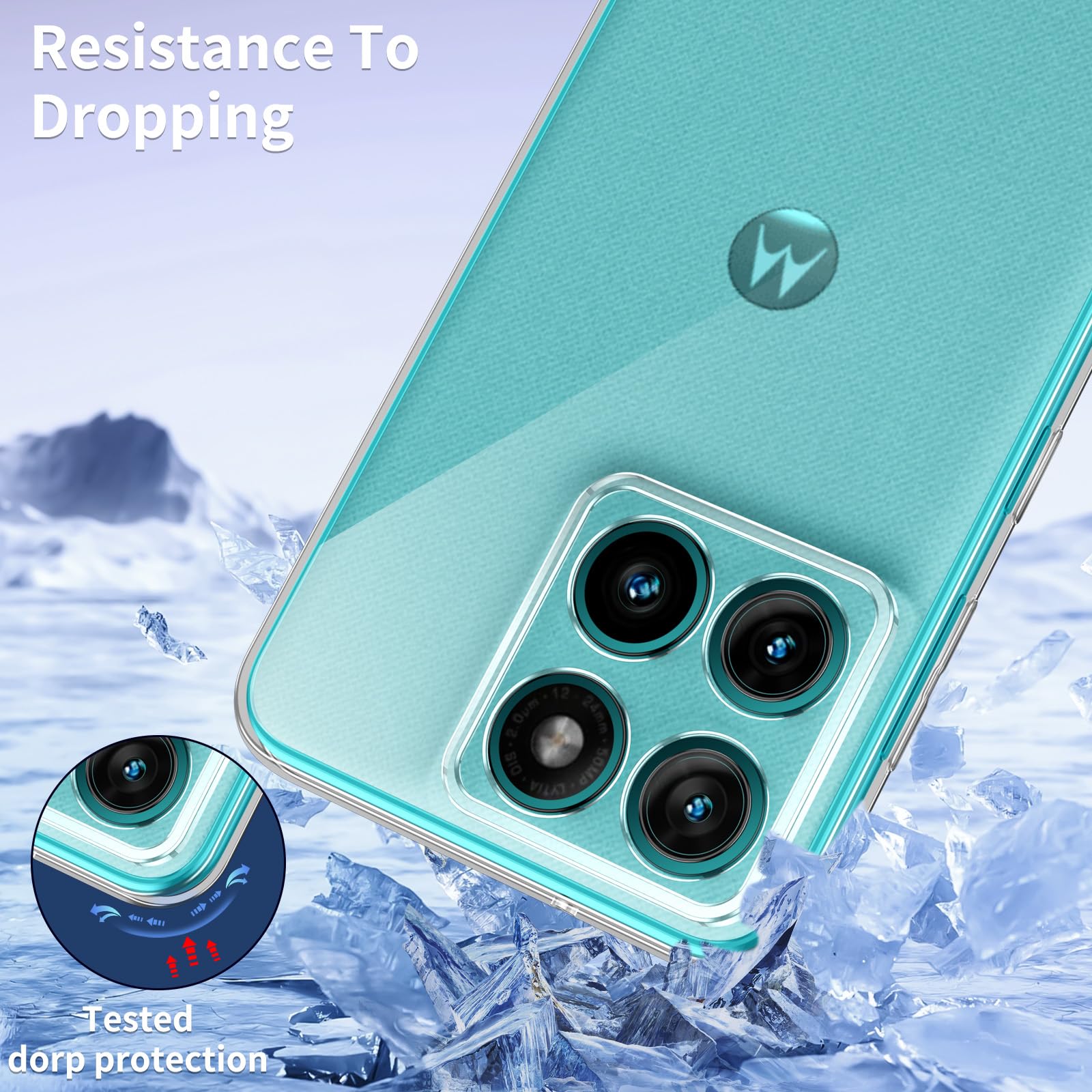 Custodia Antiurdo Per Motorola Edge (2023) - Guscio Trasparente Armor Candy - Foto 2