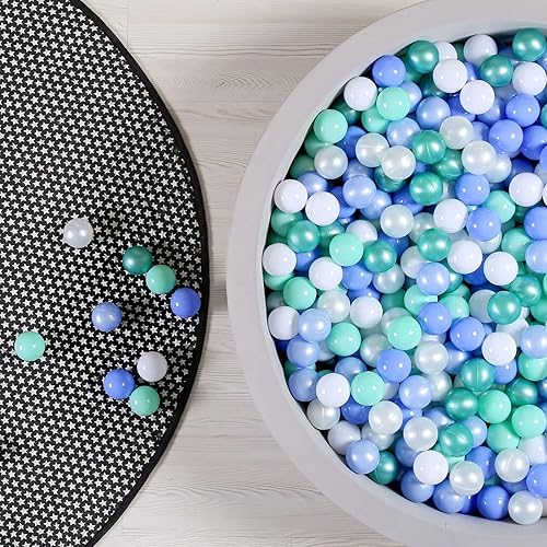 Miniatura 3 de GOGOSO Pelotas para Piscinas de Pelotas para Niños Pequeños Paquete de 50 100 200 Pelotas de Plástico con Forma sin Ftalatos sin BPA No Tóxicas de