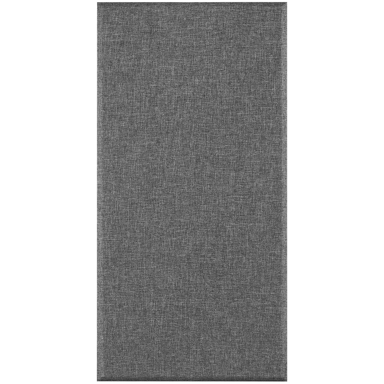 VEVOR Panneau Acoustique Mural Autocollant, Lot de 4, Panneaux Insonorisants Muraux en Fibre de Verre 60x30x5 cm, Isolation Phonique pour Maison, Home Cinéma, Studio, Bureau, Salle de Réunion, Gris