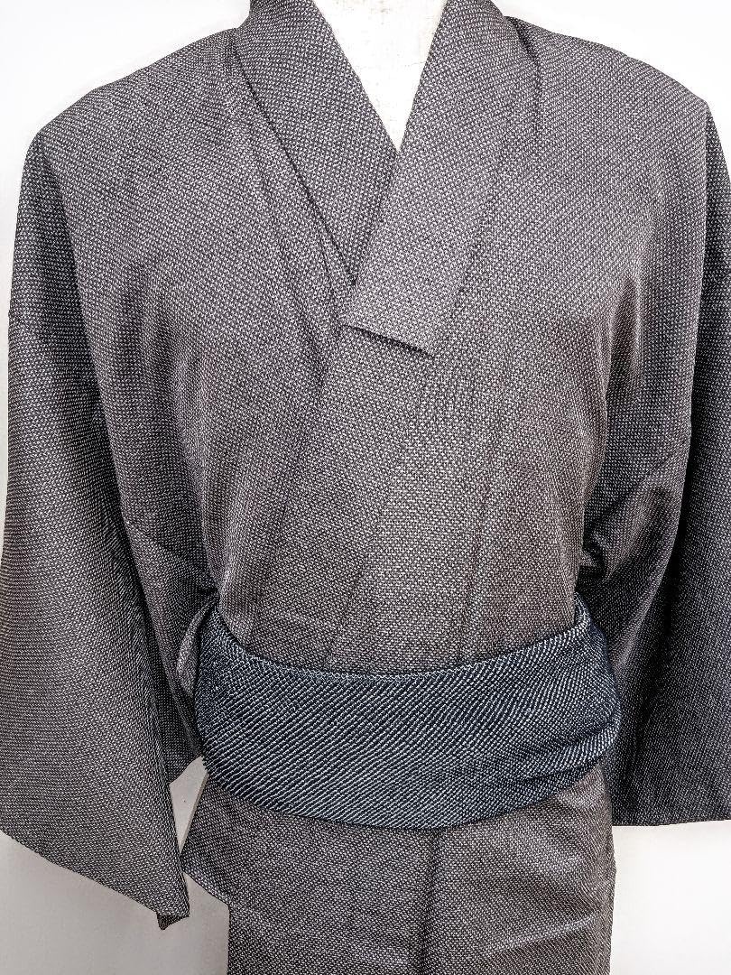 Amazon.co.jp: 男のきもの 夏着用 本塩沢紬 誂えしつけ付き 単品 