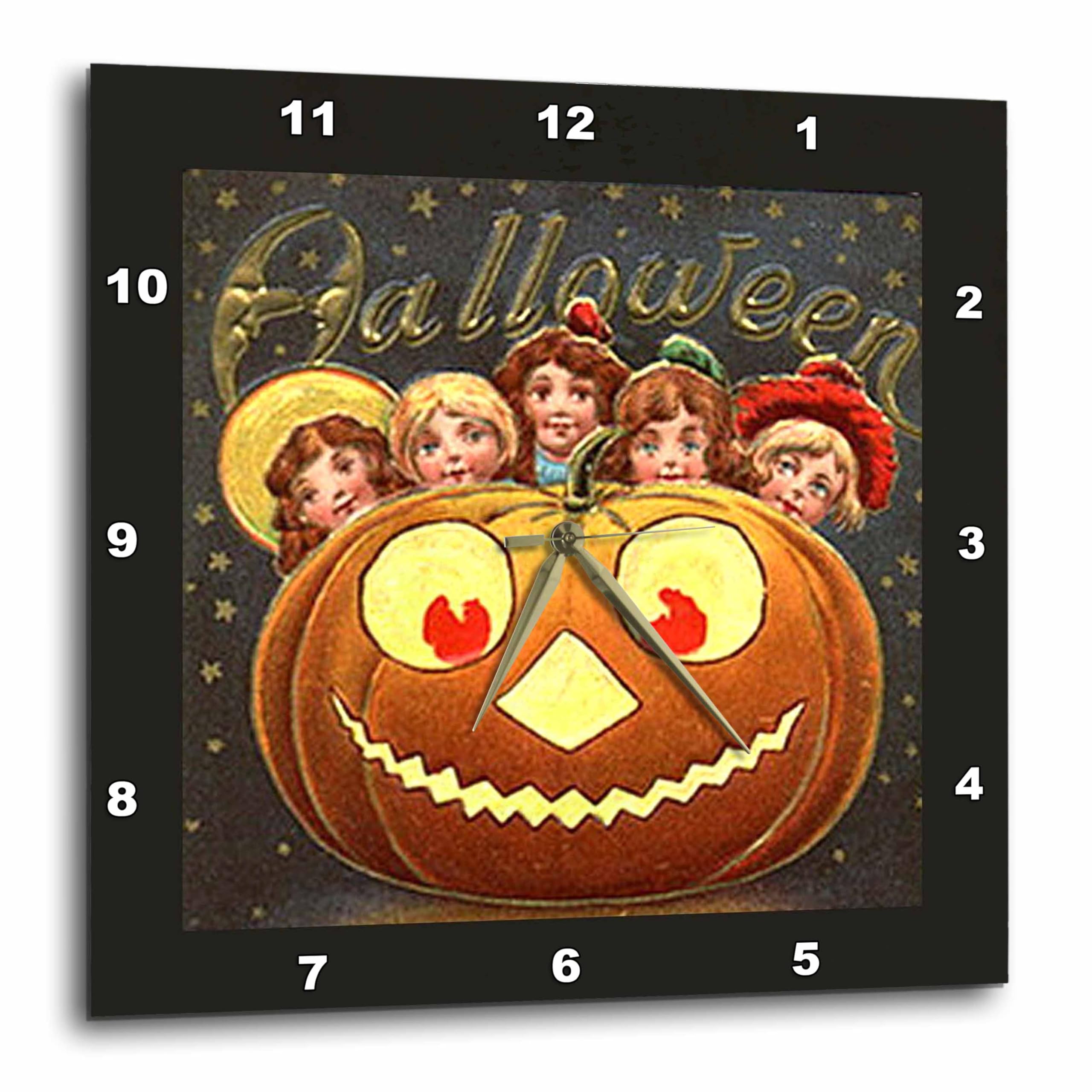 Horloge murale vintage Halloween idée cadeau originale pour collectionneur